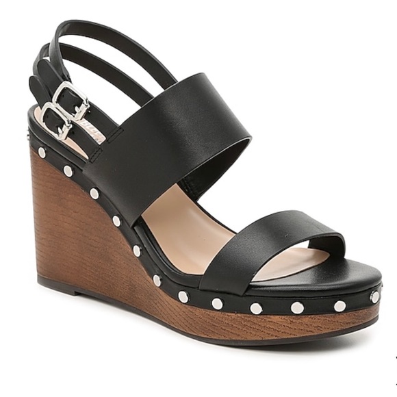 Bleecker & Bond Shoes - Bleecker & Bond Studded Wedge Sandal